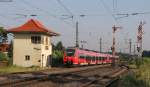 442 243-2 und 442 229-1 als S1 nach Hartmannshof in Hirschaid 19.6.13