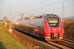 442 275 DB Regio bei Staffelstein am 02.12.2013.