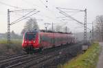 442 807 DB Regio bei Staffelstein am 26.11.2013.