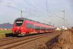 442 304 DB Regio bei Staffelstein am 17.12.2013.