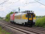 63 80 99-92 006-5 Fahrleitungsmesswagen DB Systemtechnik bei Staffelstein am 07.05.2012.