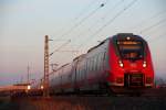 442 308 DB Regio bei Reundorf am 05.01.2015.