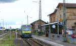 agilis-VT 650.722 wartete am 2.7.11 als RB nach Ebern in Breitengüßbach auf die Abfahrtszeit.