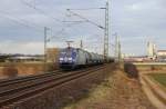 152 138-4  Albatros Express  bei Reundorf am 04.03.2015.