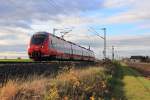 442 775 DB Regio bei Lichtenfels am 10.11.2015.