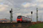 442 104 DB Regio bei Staffelstein am 23.11.2015.