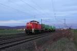 294 648-1 DB Schenker bei Bad Staffelstein am 22.12.2015.