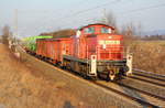 294 717-4 DB Schenker bei Bad Staffelstein am 10.02.2012.