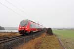 442 307 DB Regio bei Ebersdorf/ Coburg am 23.12.2016.