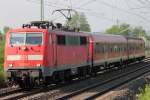 111 170-7 DB mit Regionalbahn auf dem Weg nach Lichtenfels bei Staffelstein am 02.05.2012.