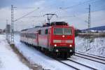 111 223-4 DB Regio Staffelstein am 06.12.2013.