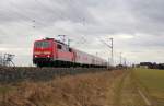 111 171-5 DB Regio bei Reundorf am 04.03.2015.