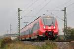 442 269 DB Regio bei Lichtenfels am 17.10.2015.