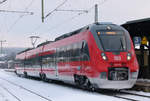 11. Dezember 2012, RB 59349 Saalfeld - Bamberg hält im Bahnhof Kronach. Wenige Tage später fuhren die TALENT-Triebzüge gar nicht mehr oder nur vereinzelt.