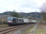 MERCITALIA RAIL 193 703 mit einem KLV Richtung Saalfeld, am 10.03.2020 in Kaulsdorf  (S).