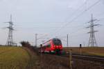 442 105 DB bei Horb am 30.03.2013.