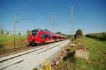 442 306 ist am 28.09.2013 bei Redwitz als Regionalbahn nach Bamberg unterwegs.