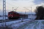 111 223-4 DB Regio bei Trieb am 06.12.2013.