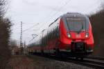 442 307 DB Regio bei Michelau am 16.02.2014.