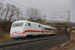 401 004-7  Mhldorf am Inn  bei Redwitz am 21.02.2014.