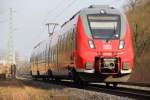442 106 DB Regio bei Michelau am 03.03.2014.