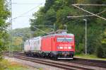 480 017-9 DB  Nachschuss  mit 193 970-1 und 247 901-2 bei Michelau am 18.09.2014