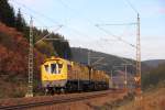 2047 602-8 Speno RR 32 M-3 im Frankenwald bei Steinbach am 03.11.2014