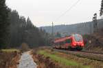 442 770  Grub am Forst  bei Steinbach im Frankenwald am 03.12.2015.