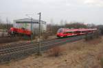 442 775 DB Regio in Neuses bei Kronach am 28.03.2013.