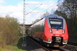 442 106 DB Regio in Michelau/ Oberfranken am 15.04.2016.