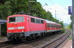 111 170-0 DB Regio in Michelau/ Oberfranken am 09.06.2012.
