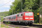 111 057-6 DB Regio in Michelau/ Oberfranken am 06.09.2012.