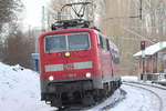 111 199-6 DB Regio in Michelau/ Oberfranken am 14.12.2012.