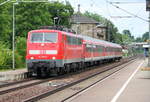 111 057-6 DB Regio in Hochstadt/ Marktzeuln am 11.06.2012.