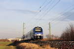 430 022 Meridian ET 322 bei Lichtenfels am 10.12.2016.