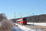 442 773 DB Regio bei Oberlangenstadt am 06.01.2017.