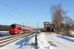 442 273 DB Regio bei Oberlangenstadt am 06.01.2017.