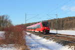 442 305 DB Regio bei Oberlangenstadt am 20.01.2017.