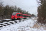 442 608 DB Regio bei Michelau/ Oberfranken am 15.01.2017.