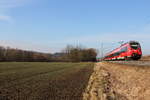 442 803 DB Regio bei Trieb am 25.02.2017.