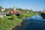 641 037 mit dem RE 59311 von Bamberg nach Hof Hbf bei Oberkotzau, 10.05.2017