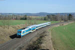 223 062 mit dem ALX 84106 von München Hbf nach Hof Hbf bei Thölau, 31.03.2017