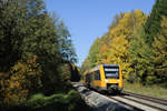1648 208 als OPB 79735 von Marktredwitz nach Regensburg Hbf bei Wiesau, 15.10.2017