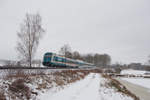 223 068 als ALX 84108 von Hof Hbf nach München Hbf bei Wiesau, 25.01.2019