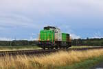 SETG 277 003-0 rollt zwischen Wiesau in der Oberpfalz und Pechbrunn in Richtung Marktredwitz.