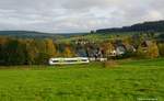 Herbst 2017, Agilis hat etwas Fahrzeugnotstand und die Vogtlandbahn hilft aus.