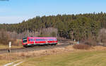 612 153-6 als RE 3428 (Hof Hbf - Nürnberg Hbf) bei Ranna 9.2.23