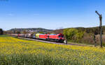266 442 und 185 228 im Schlepp mit dem GAG 44959 (N�rnberg Rbf - Voest Alpine Linz) am Esig Hiltersdorf 30.4.26
