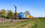 248 048 mit dem DGV 55822 (Maxh�tte-Haidhof - Freihung) am Esig Freih�ls 30.4.25