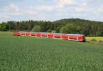 RE 4258 (Mnchen Hbf–Regensburg–Nrnberg Hbf) am 20.05.2014 zwischen Mausheim und Parsberg